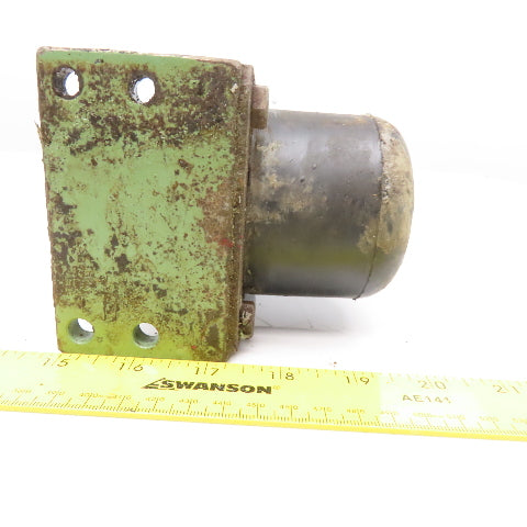 3" OD x 2-1/4" Tall Rubber Machine Overtravel Stop Bumper Bracket