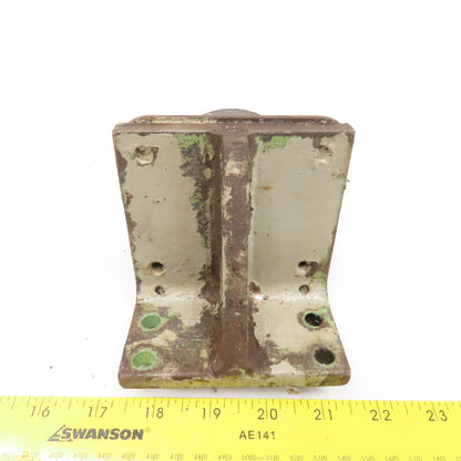3" OD x 2-1/4" Tall Rubber Machine Overtravel Stop Bumper Bracket