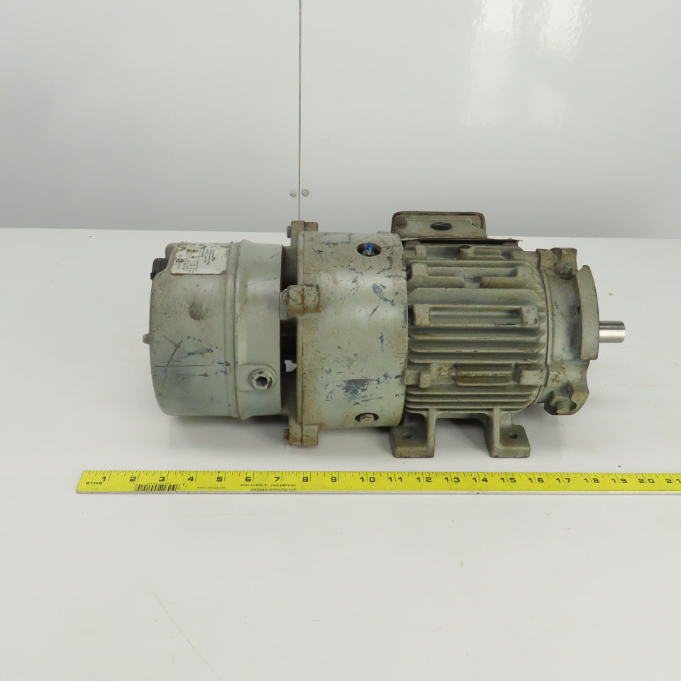 Siemens 1LA01444SB21 1HP AC Motor 1720RPM 230/460V 143T Frame W/Brake 230/460