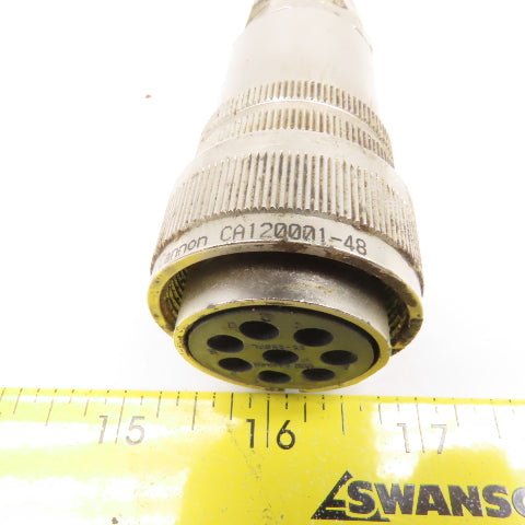 Cannon CA120001-48 8 Position Female Solder Circular Connector