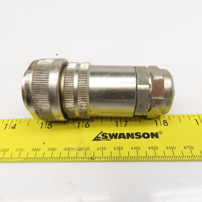 Cannon CA120001-48 8 Position Female Solder Circular Connector
