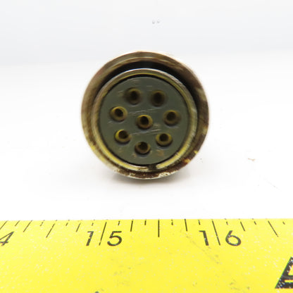 Cannon CA120001-48 8 Position Female Solder Circular Connector