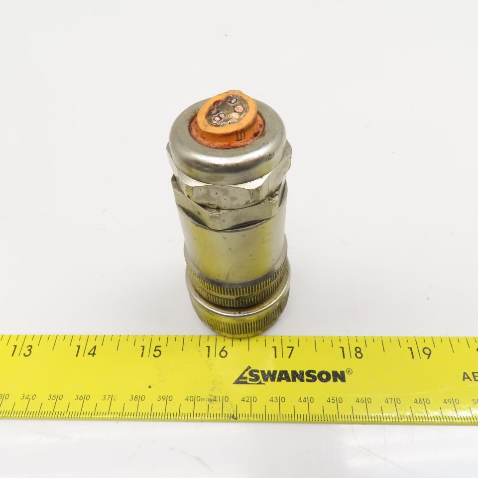 Cannon CA120001-48 8 Position Female Solder Circular Connector
