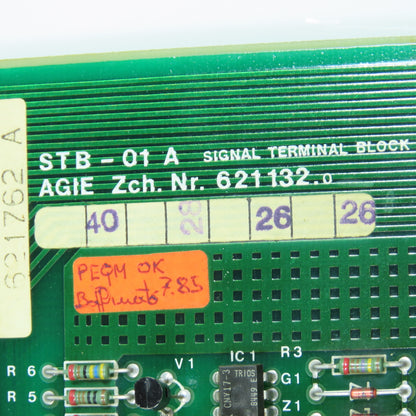 Agie STB-01 A 621132.0 Signal Terminal Block Circuit Board