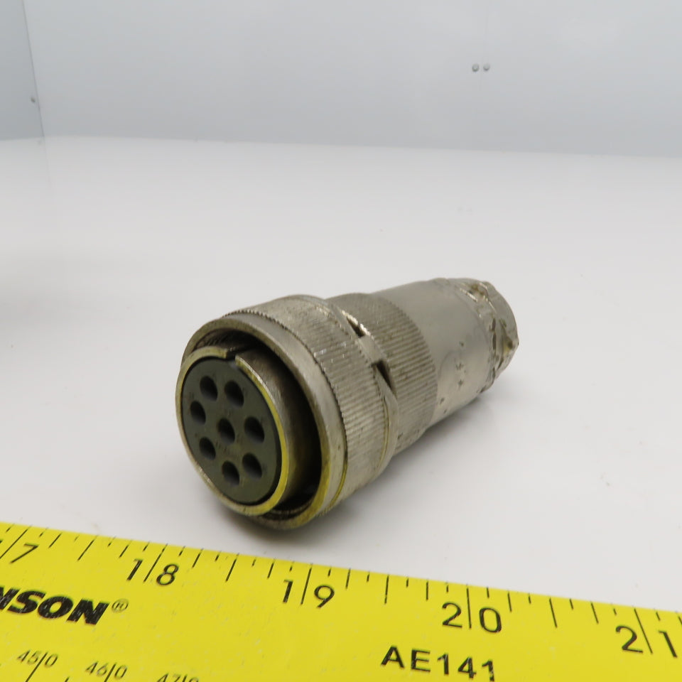 Cannon CA120001-48 Style 8 Position Female Solder Circular Connector