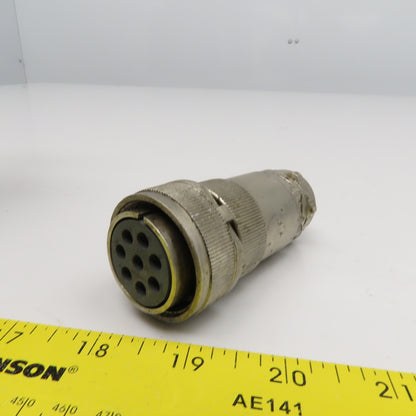 Cannon CA120001-48 Style 8 Position Female Solder Circular Connector