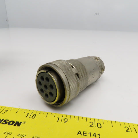 Cannon CA120001-48 Style 8 Position Female Solder Circular Connector