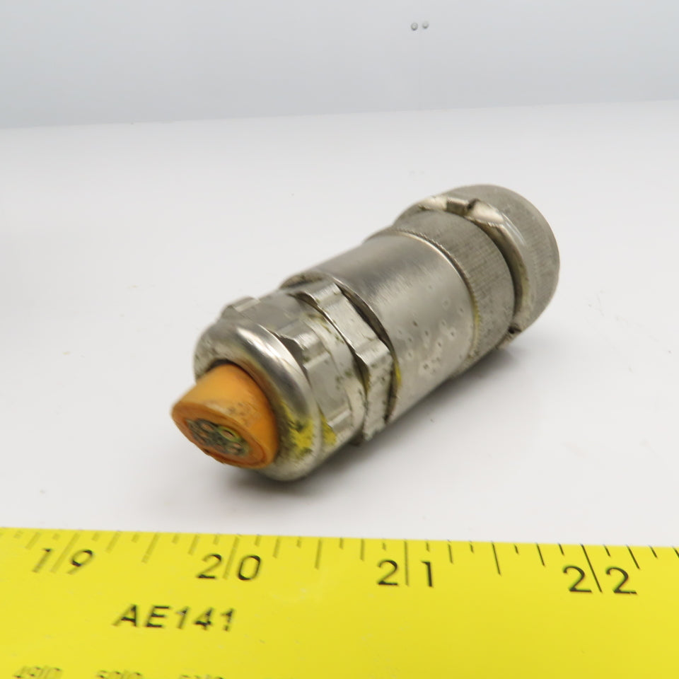 Cannon CA120001-48 Style 8 Position Female Solder Circular Connector