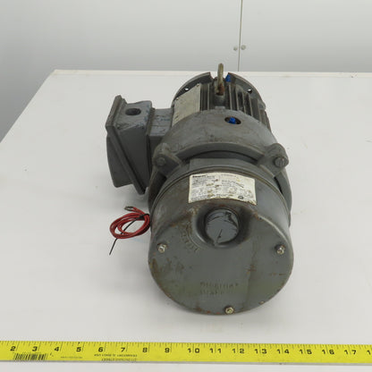 Siemens 1LA01444BR21 1HP AC Motor 1720RPM 460V 143TZ Frame W/Brake 230/460 6LB