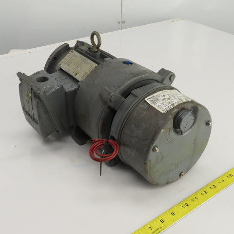 Siemens 1LA01444BR21 1HP AC Motor 1720RPM 460V 143TZ Frame W/Brake 230/460 6LB