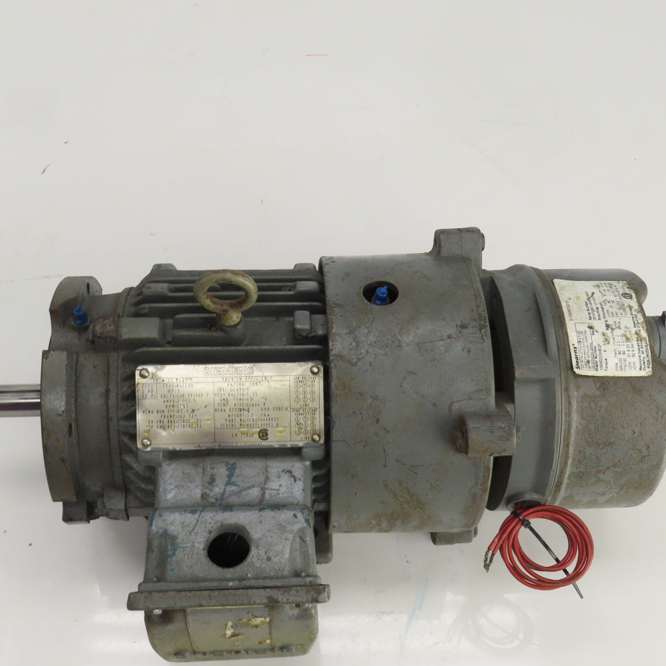 Siemens 1LA01444BR21 1HP AC Motor 1720RPM 460V 143TZ Frame W/Brake 230/460 6LB