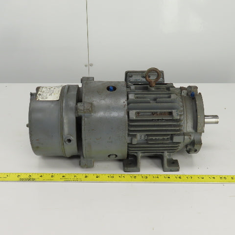 Siemens 1LA01444BR21 1HP AC Motor 1720RPM 460V 143TZ Frame W/Brake 230/460 6LB