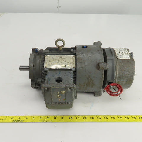 Siemens 1LA01444BR21 1HP AC Motor 1720RPM 460V 143TZ Frame W/Brake 230/460 6LB