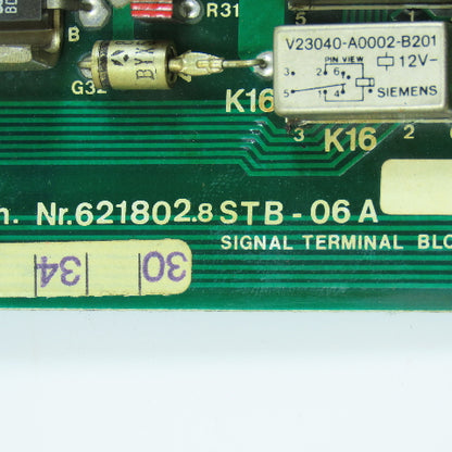 Agie STB-06 A 621802.8 Signal Terminal Block Circuit Board616001