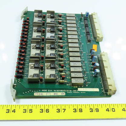 Agie STB-06 A 621802.8 Signal Terminal Block Circuit Board616001