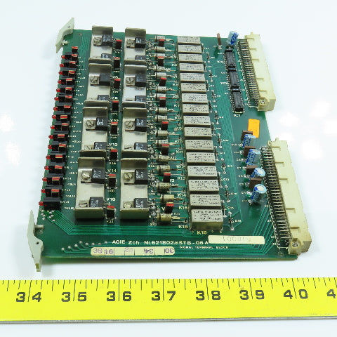 Agie STB-06 A 621802.8 Signal Terminal Block Circuit Board616001