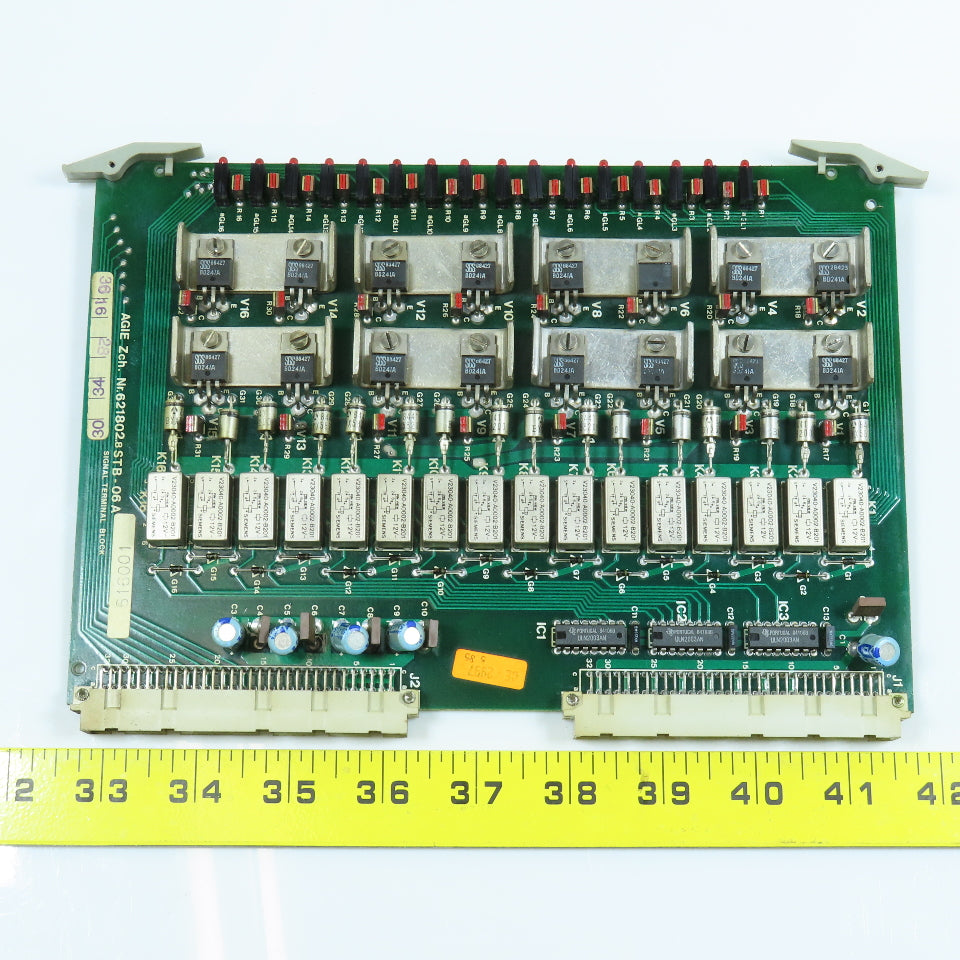 Agie STB-06 A 621802.8 Signal Terminal Block Circuit Board616001