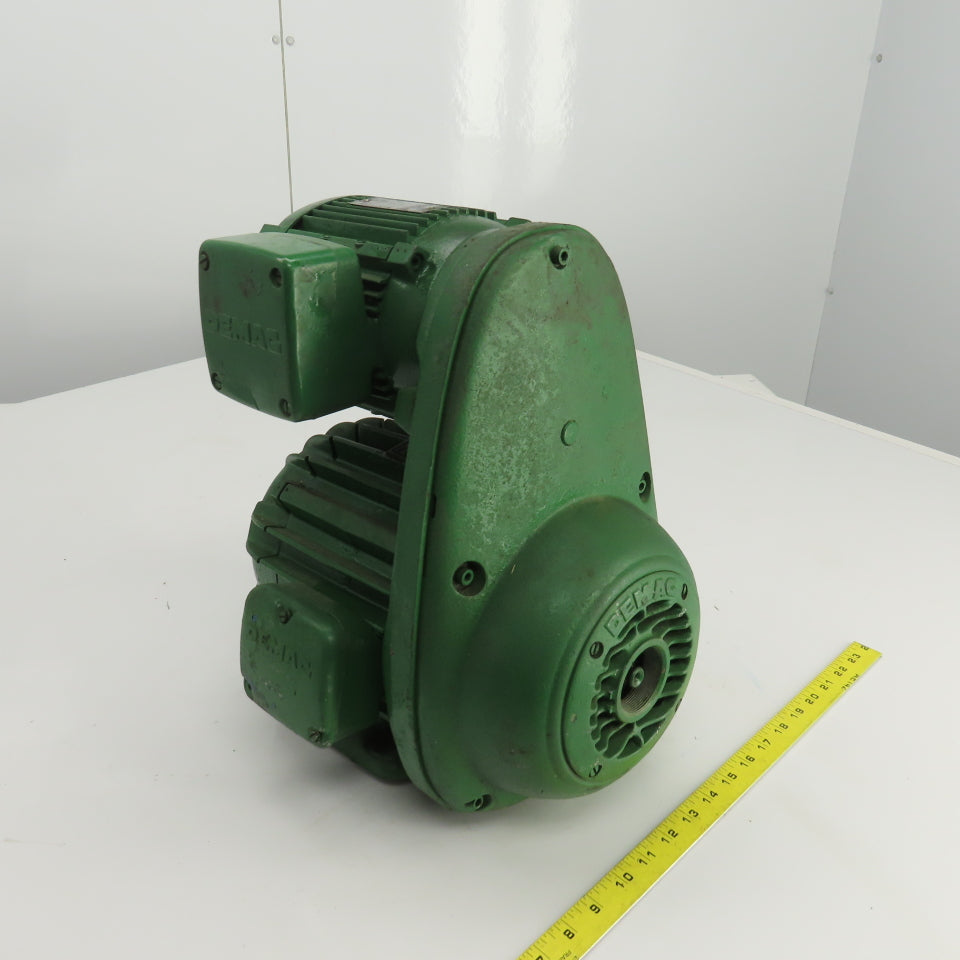 Demag BK 71A-6 16/8 K6 Micro Speed Gearbox Unit 1 HP 230/460V126RPM Out