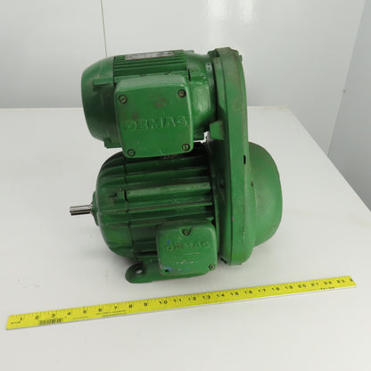 Demag BK 71A-6 16/8 K6 Micro Speed Gearbox Unit 1 HP 230/460V126RPM Out