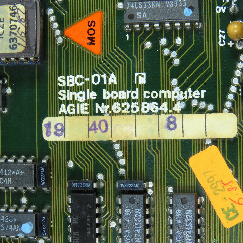 Agie SBC-01A 625864.4 Single Board Computer Circuit Board