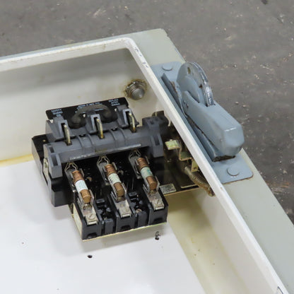 Allen Bradley 48"T x 37-1/4" x 8" Deep Electrical Enclosure 30A Disconnect