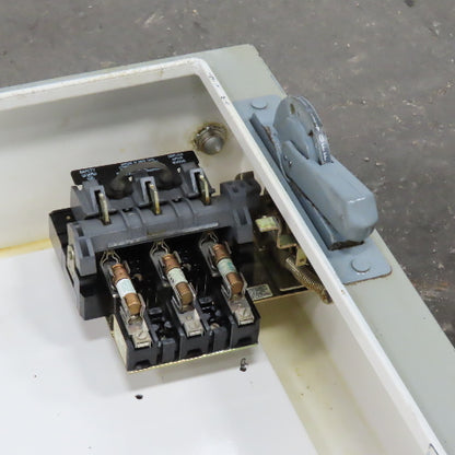 Allen Bradley 48"T x 37-1/4" x 8" Deep Electrical Enclosure 30A Disconnect