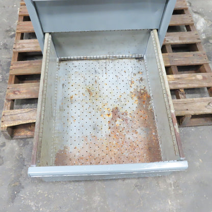 6 Drawer Industrial Tool Parts Storage Cabinet 28-1/2" x 22" x 39-1/4"