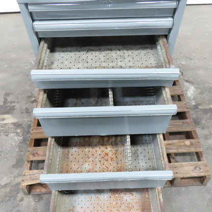 6 Drawer Industrial Tool Parts Storage Cabinet 28-1/2" x 22" x 39-1/4"