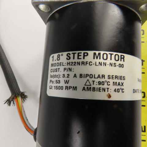 Pacific Scientific H22NRFC-LNN-NS-00 1.8° Hybrid Step Motor 35V 1500RPM