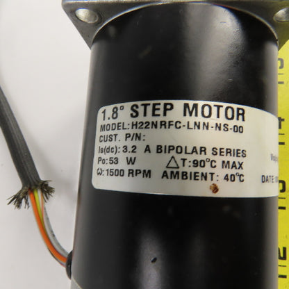 Pacific Scientific H22NRFC-LNN-NS-00 1.8° Hybrid Step Motor 35V 1500RPM