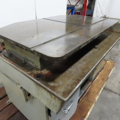 36" x 25" x 32" Tall Drill Mill Tapping Machine Base With Flood Coolant Table