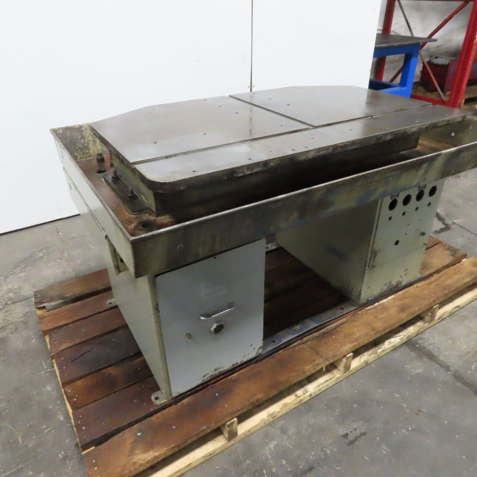 36" x 25" x 32" Tall Drill Mill Tapping Machine Base With Flood Coolant Table