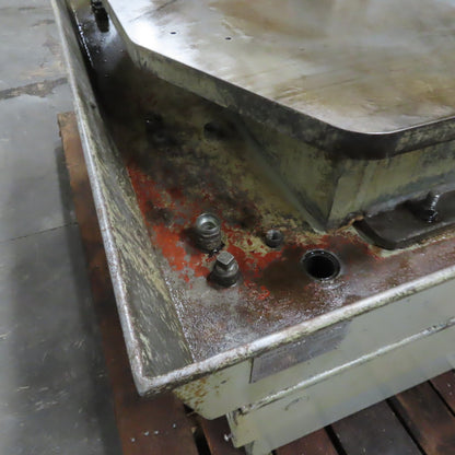 36" x 25" x 32" Tall Drill Mill Tapping Machine Base With Flood Coolant Table