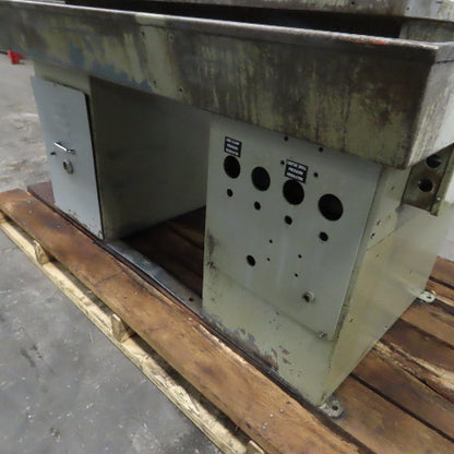 36" x 25" x 32" Tall Drill Mill Tapping Machine Base With Flood Coolant Table
