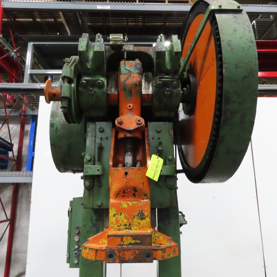 Minster 56 Ton OBI Geared Clutch Punch Press 5Hp 208/460V 6" Stroke 11" Throat