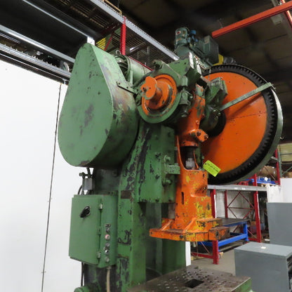 Minster 56 Ton OBI Geared Clutch Punch Press 5Hp 208/460V 6" Stroke 11" Throat