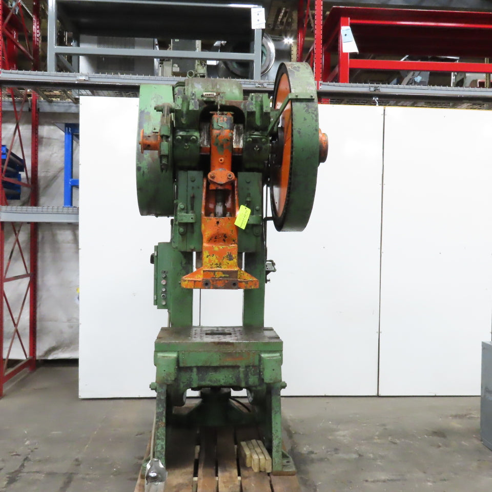 Minster 56 Ton OBI Geared Clutch Punch Press 5Hp 208/460V 6" Stroke 11" Throat