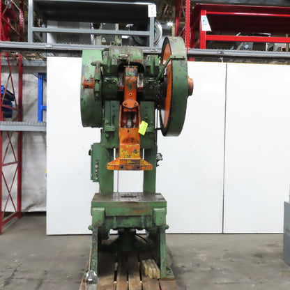 Minster 56 Ton OBI Geared Clutch Punch Press 5Hp 208/460V 6" Stroke 11" Throat