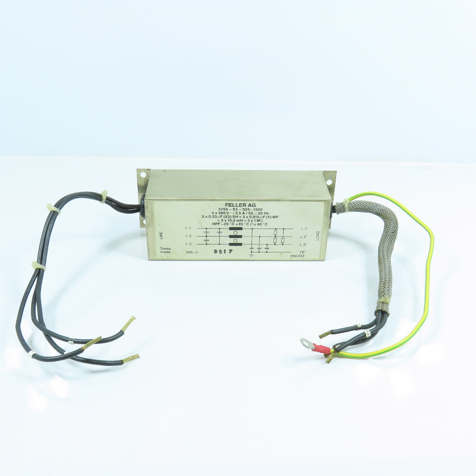 Feller AG 3766 S5 025 1500 Capacitor 3 X 380V-/2.5A 50/60Hz