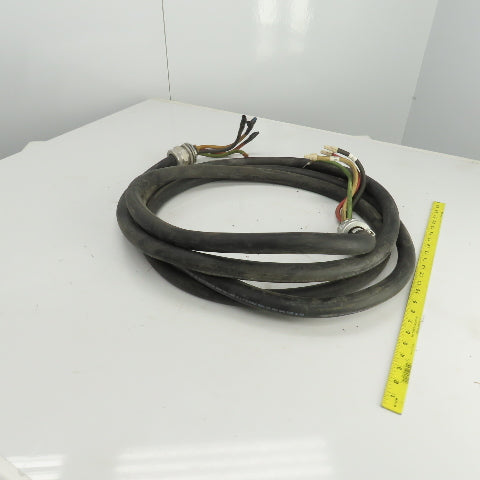 Carol FT-2-P-7K-123033 4AWG 4 Cond 600V Heavy Duty Flexible Power Cord 20'