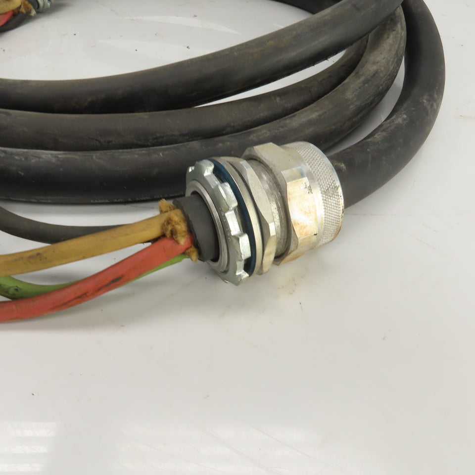Carol FT-2-P-7K-123033 4AWG 4 Cond 600V Heavy Duty Flexible Power Cord 20'