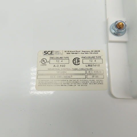 Schneider LC1D40 480VAC 24VDC Coil 25HP Motor Starter/Disconnect Switch Assy 60A