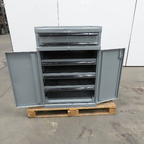 5 Drawer Small Parts Tool Storage Cabinet Work Station 28-1/2" x 28-1/4" x 40"