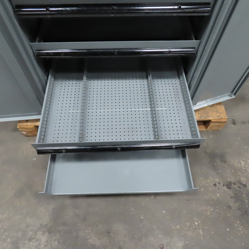 5 Drawer Small Parts Tool Storage Cabinet Work Station 28-1/2" x 28-1/4" x 40"