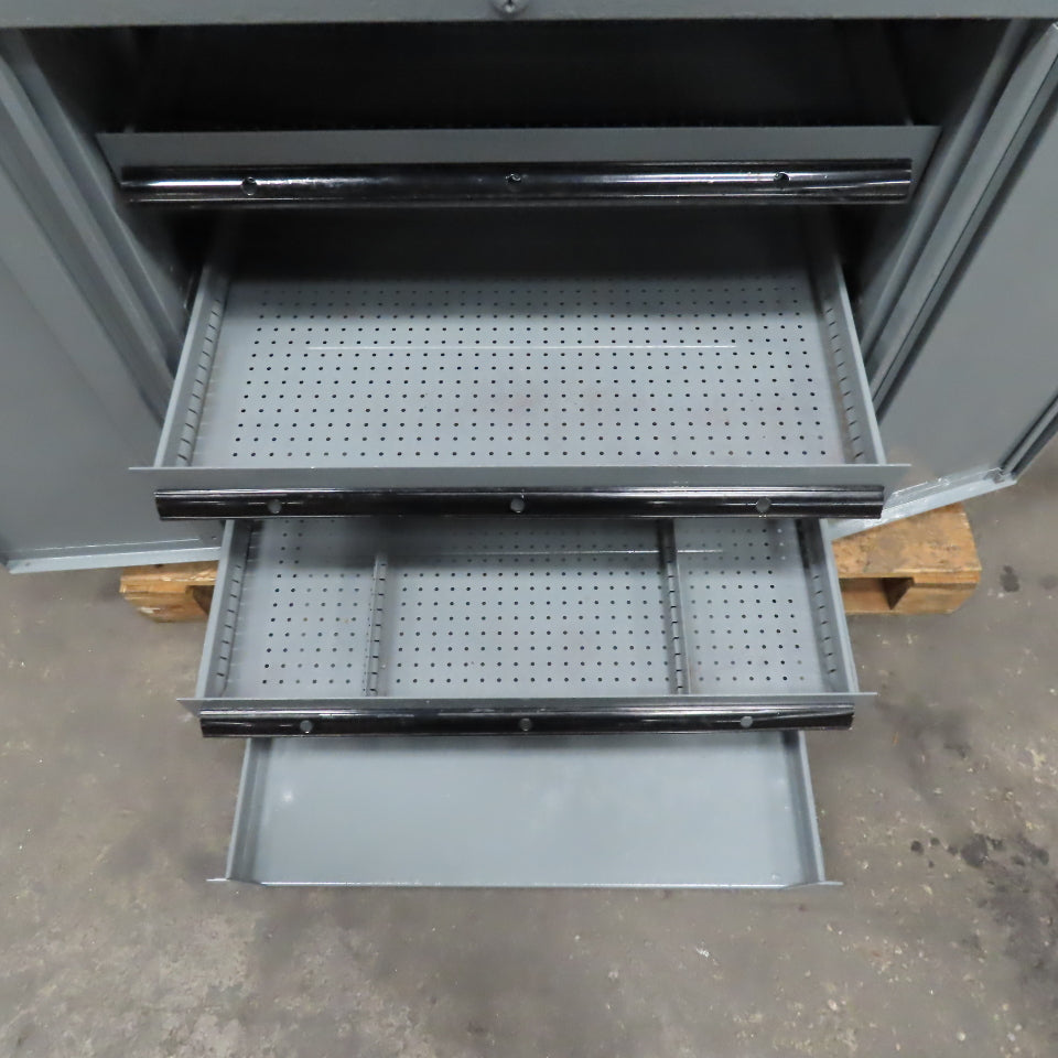 5 Drawer Small Parts Tool Storage Cabinet Work Station 28-1/2" x 28-1/4" x 40"