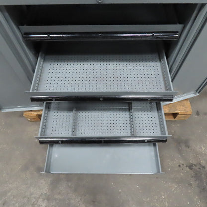 5 Drawer Small Parts Tool Storage Cabinet Work Station 28-1/2" x 28-1/4" x 40"