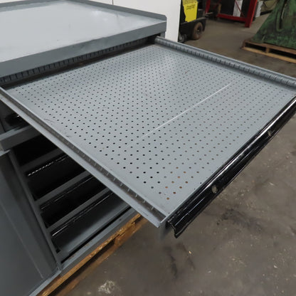 5 Drawer Small Parts Tool Storage Cabinet Work Station 28-1/2" x 28-1/4" x 40"