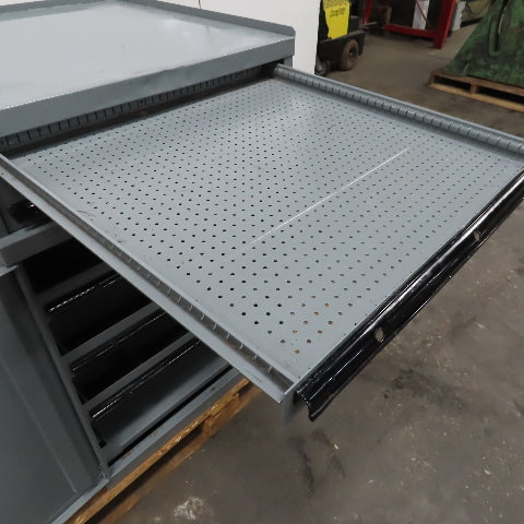 5 Drawer Small Parts Tool Storage Cabinet Work Station 28-1/2" x 28-1/4" x 40"