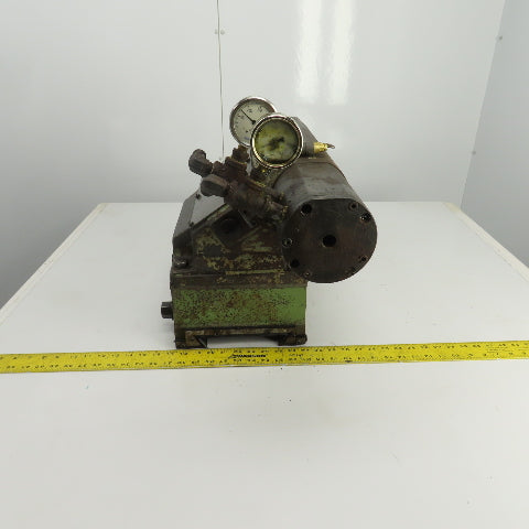 Okuma LB 15 CNC Lathe Hydraulic Tailstock W/Live Tool Base 14-1/4" x 9-3/4"
