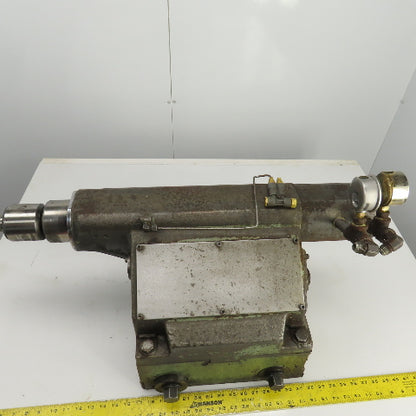 Okuma LB 15 CNC Lathe Hydraulic Tailstock W/Live Tool Base 14-1/4" x 9-3/4"